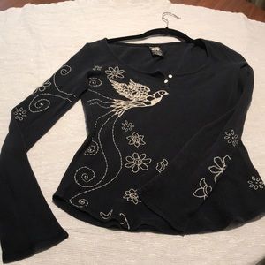 Lucky brand waffle thermal shirt